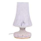 Lampe de table en verre tchèque style mid-century, années 1960