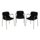 Set of three chairs, Italian design, 1970s, production: Italy