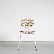 Pair of Willy van der Meeren side chairs for Tubax, Belgium, 1950