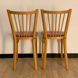 Pair of Baumann bistro chairs
