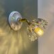 Vintage blue-tinted glass lampshade - tableware collection