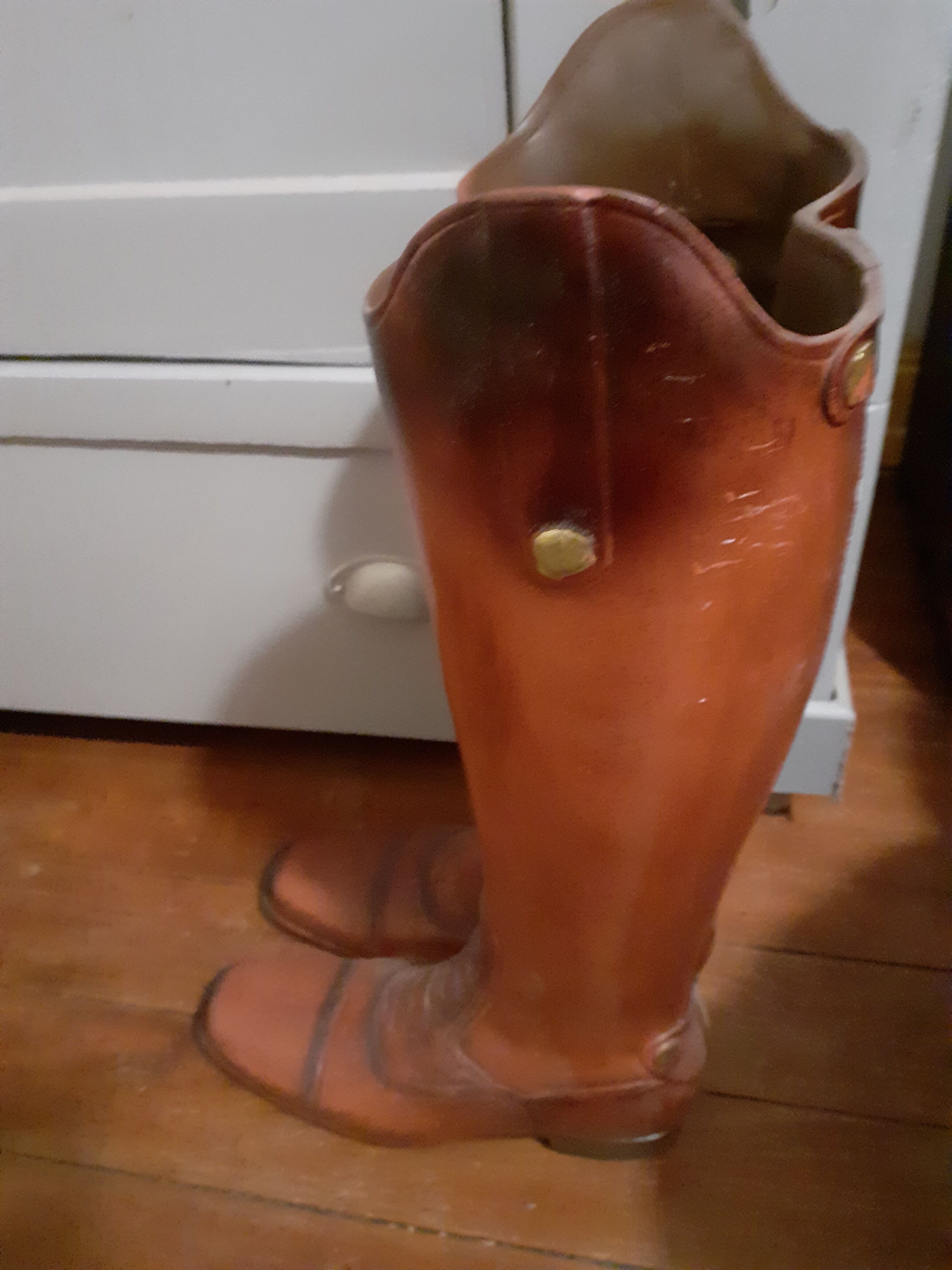 Porte parapluie bottes cavalier