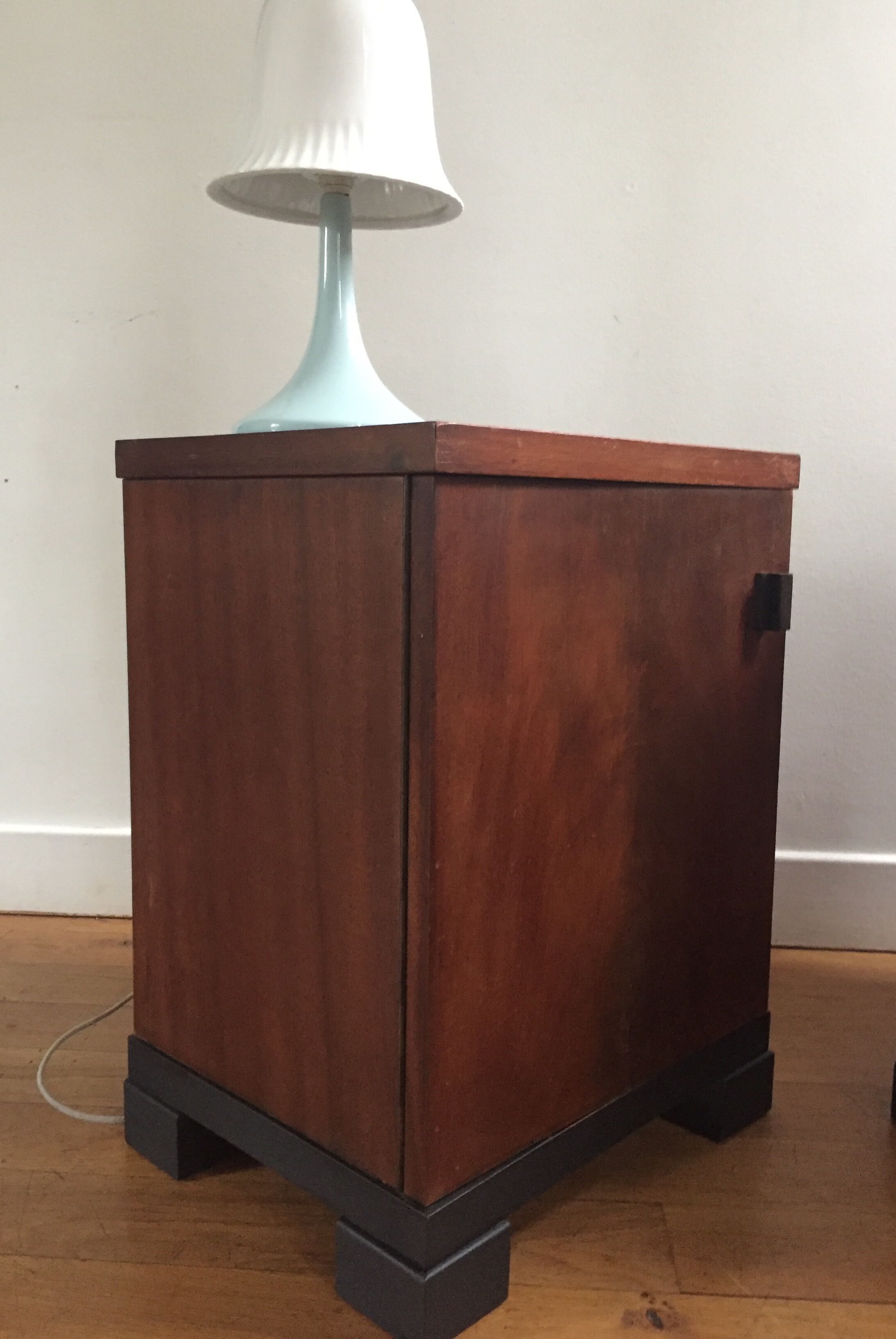 Pair of art deco nightstands