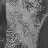 Black marble sculpture