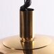 Vintage brass hanging lamp by Vereinigte Werkstatten Collection, 1960