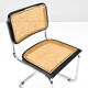 Set of Four Mid-Century Modern Italian Marcel Breuer B32 Cesca Chairs, 70s