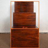 Bout de Canapé, structure Escabeau, in Teak - 1960