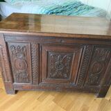Bureau, ancien coffre renaissance XVIe