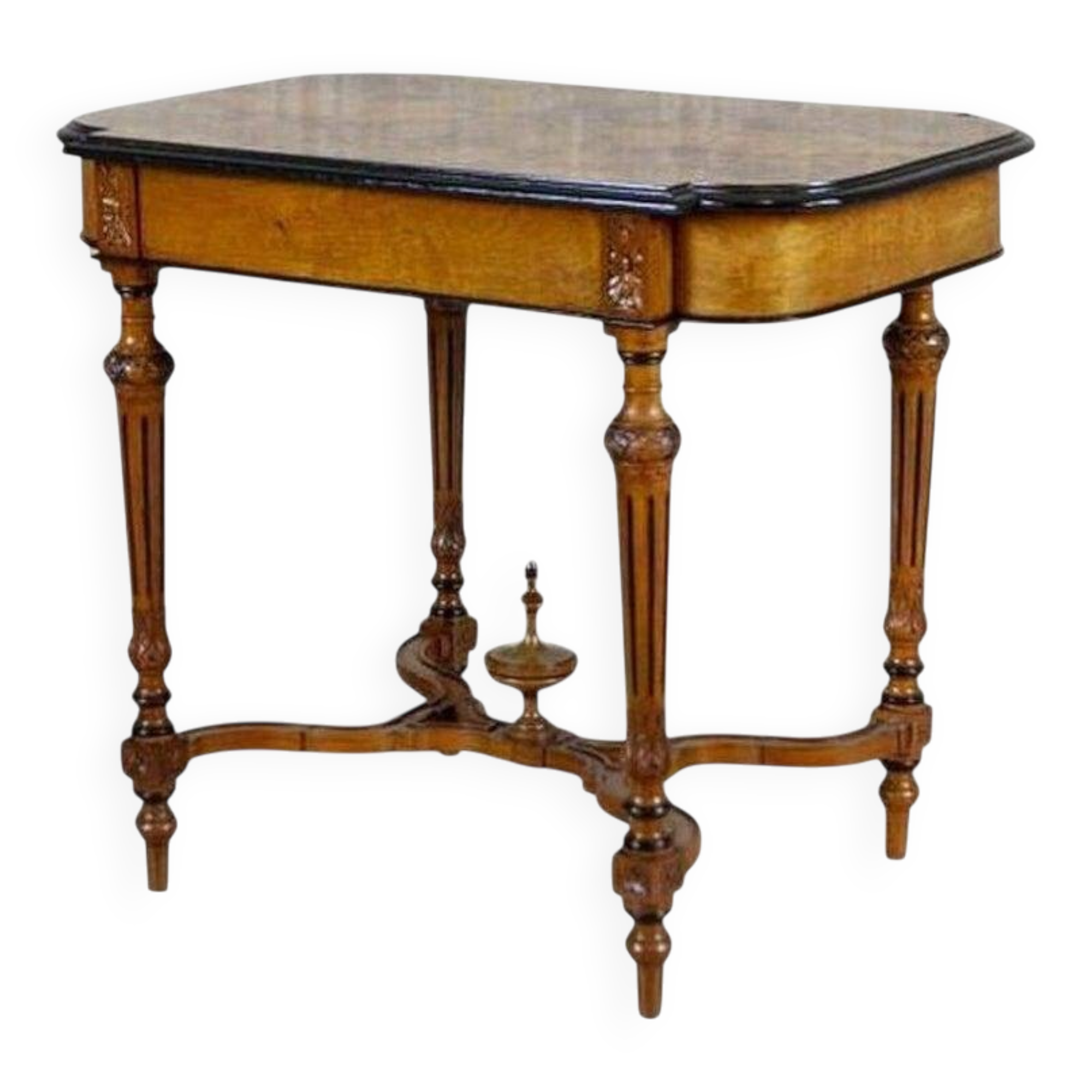 Late 19th Century Walnut Coffee Table, 1890s