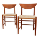 Ensemble de 2 chaises en teck par Peter Hvidt et Orla-Molgaard Nielsen