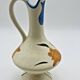 Vintage ceramic pitcher with floral decoration - 637023