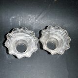 Set of 2 glasses of lamps