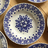 6 hollow plates St Amand decor Fez 2073