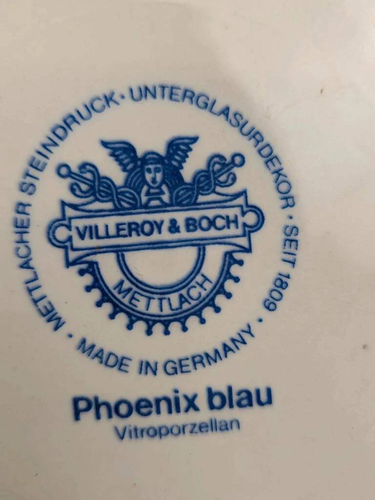 Villeroy & Boch Phoenix blue plate – birds