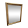 Miroir antique français à cadre doré en ondulation, fin des années 1800