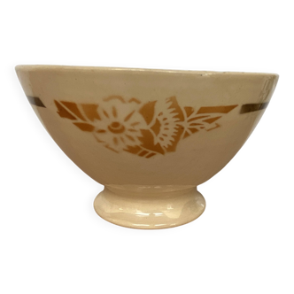 Antique Badonviller half porcelain bowl