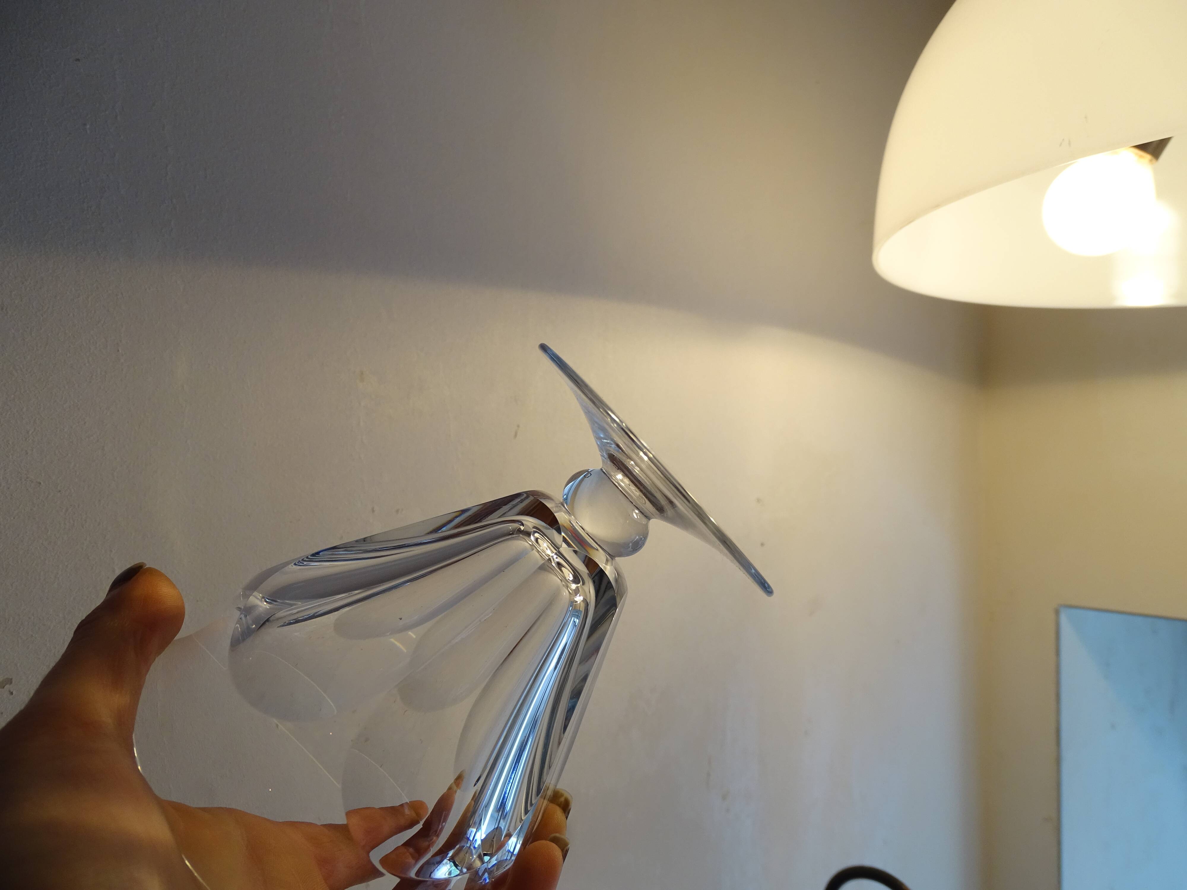 8 Baccarat Talleyrand crystal water glasses signed