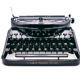 Machine à écrire Remington Noiseless Portable révisée ruban neuf 1932