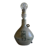 Jacques Blin ( 1920 1995 ) Pied de lampe céramique décor oiseau