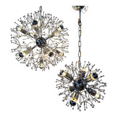 2x vintage Sputnik 'Dandelion' pendant lamp