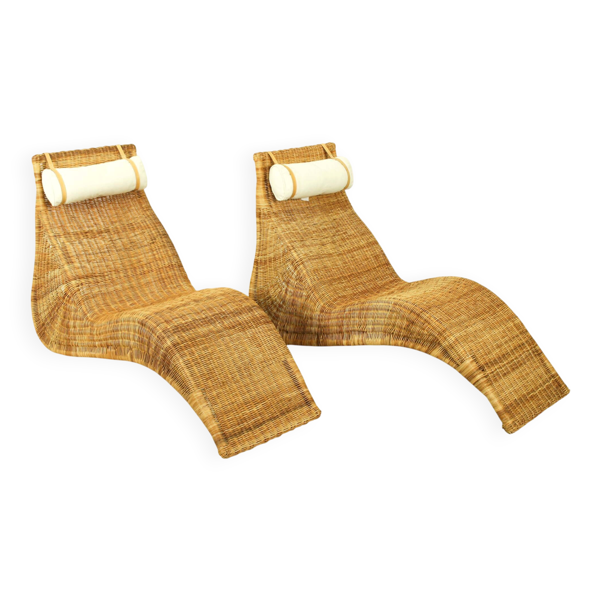 Chaises longues en rotin IKEA Karlskrona par Karl Malvall