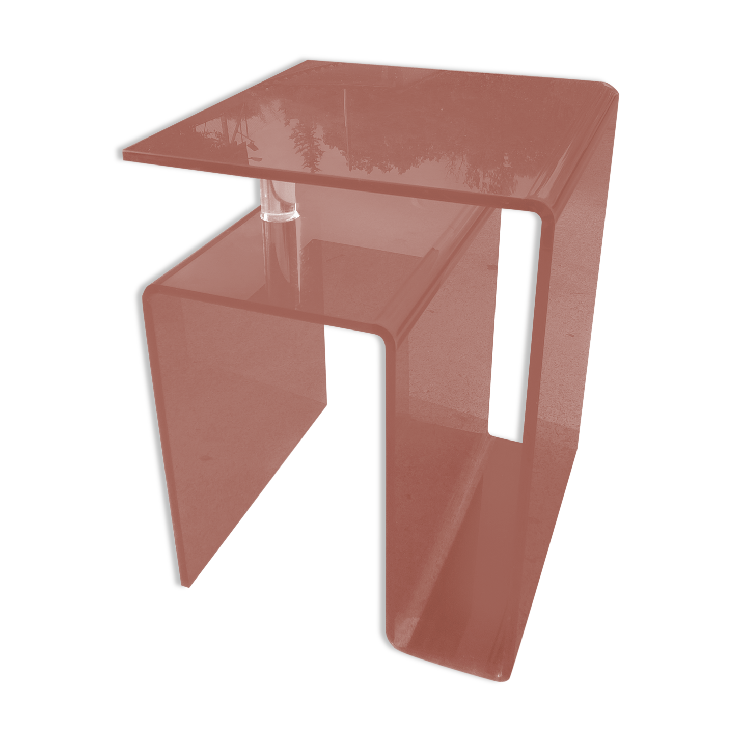 Smoked altuglas sofa tip