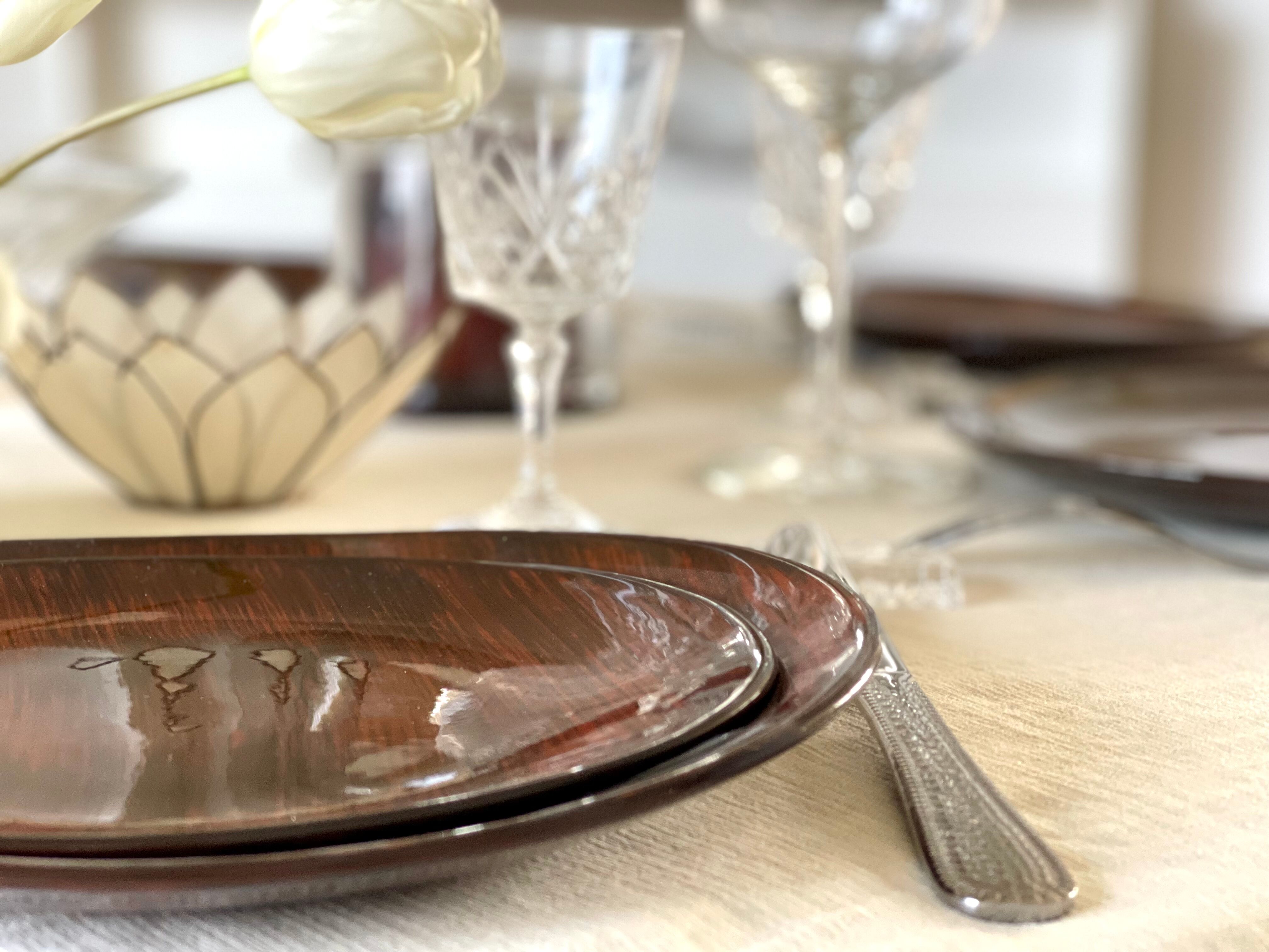 12 assiettes vintage 1970