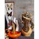 Faux-bois ceramic pitcher signed "Cérart" MONACO vintage