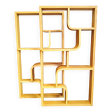 Bent plywood wall, bookcase, flowerbed, Volak by Holesov, 1960s Czechoslovakia