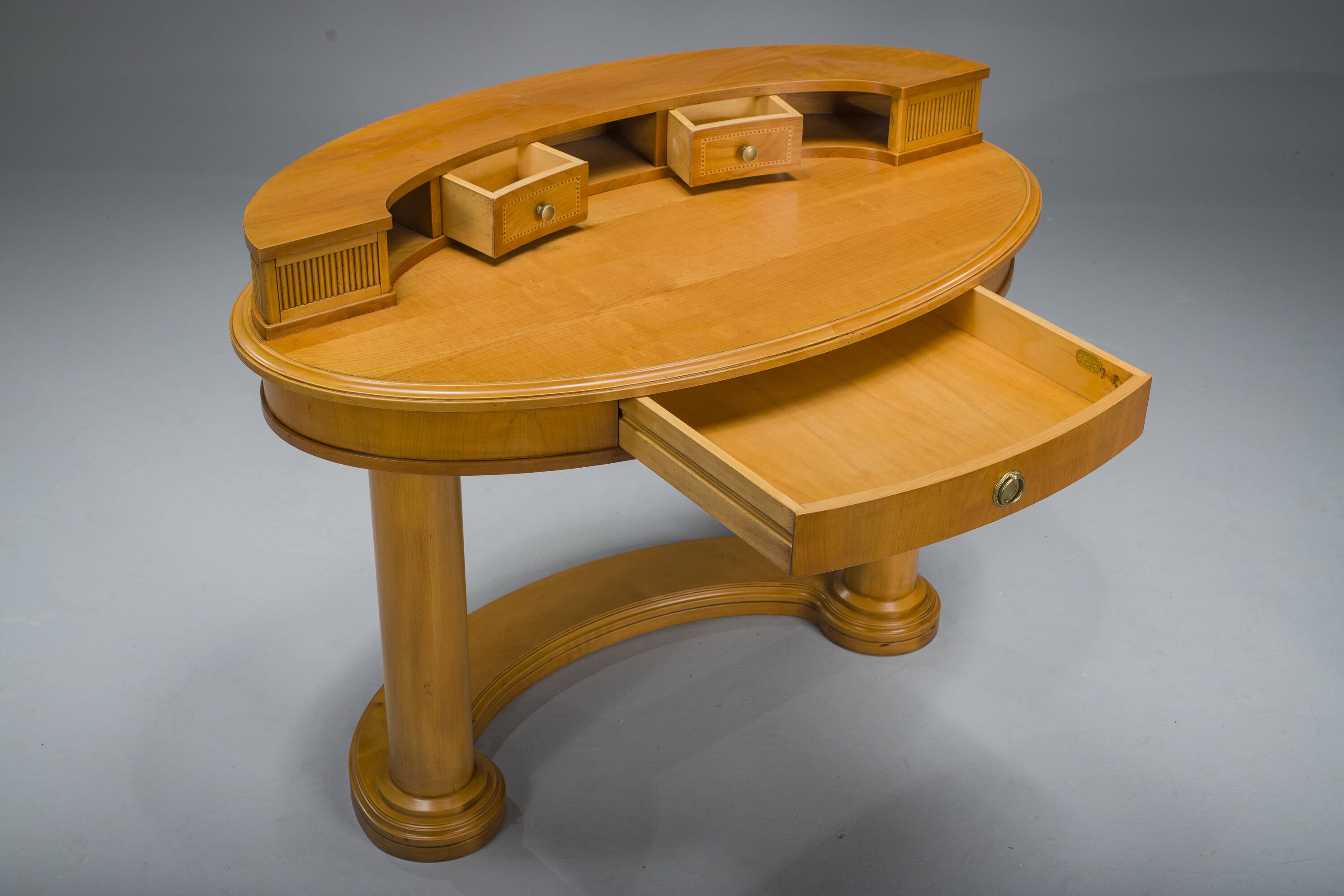 Biedermeier Dressing Table and Armchair from Selva, Italy, Set of 2