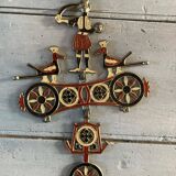 Enameled bronze Byzantine cross