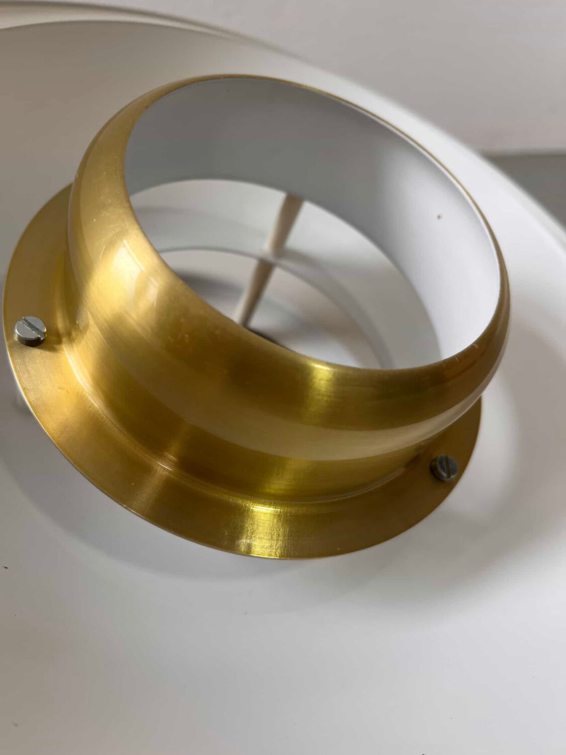 Vintage pendant lamp brass