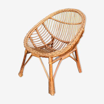 Children's rattan chair