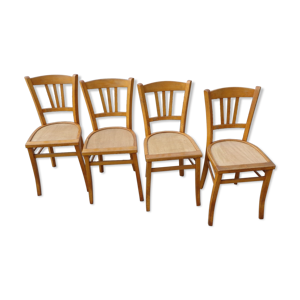 set de 4 chaises bistrot