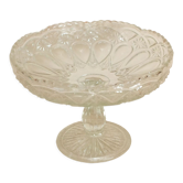 Moulded glass fruit display cup 40s