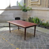 Dining table in wood and ceramic