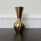 Indian brass swirl vase