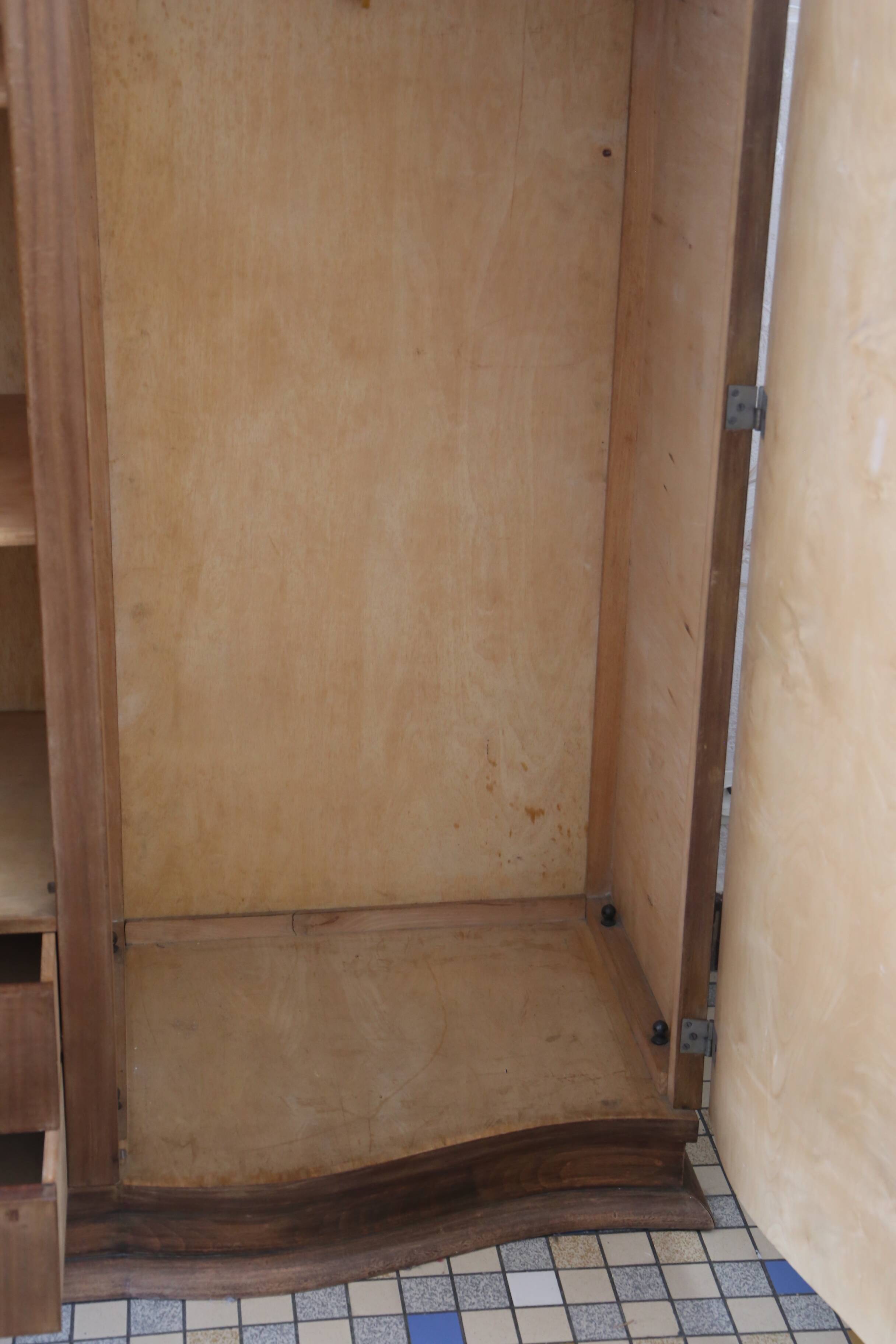 asymmetrical art deco wardrobe