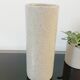 Vintage glazed stoneware cylinder vase - 1970