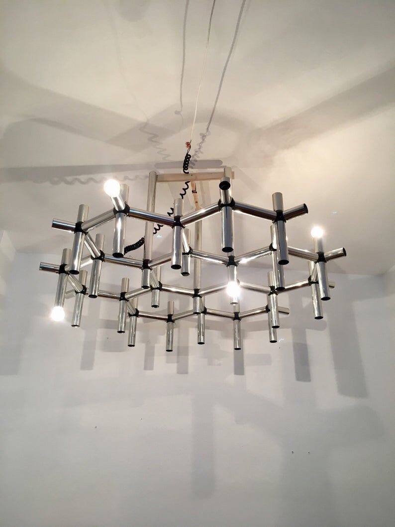 Atomic chandelier by Robert Haussmann for Swiss Lamps International