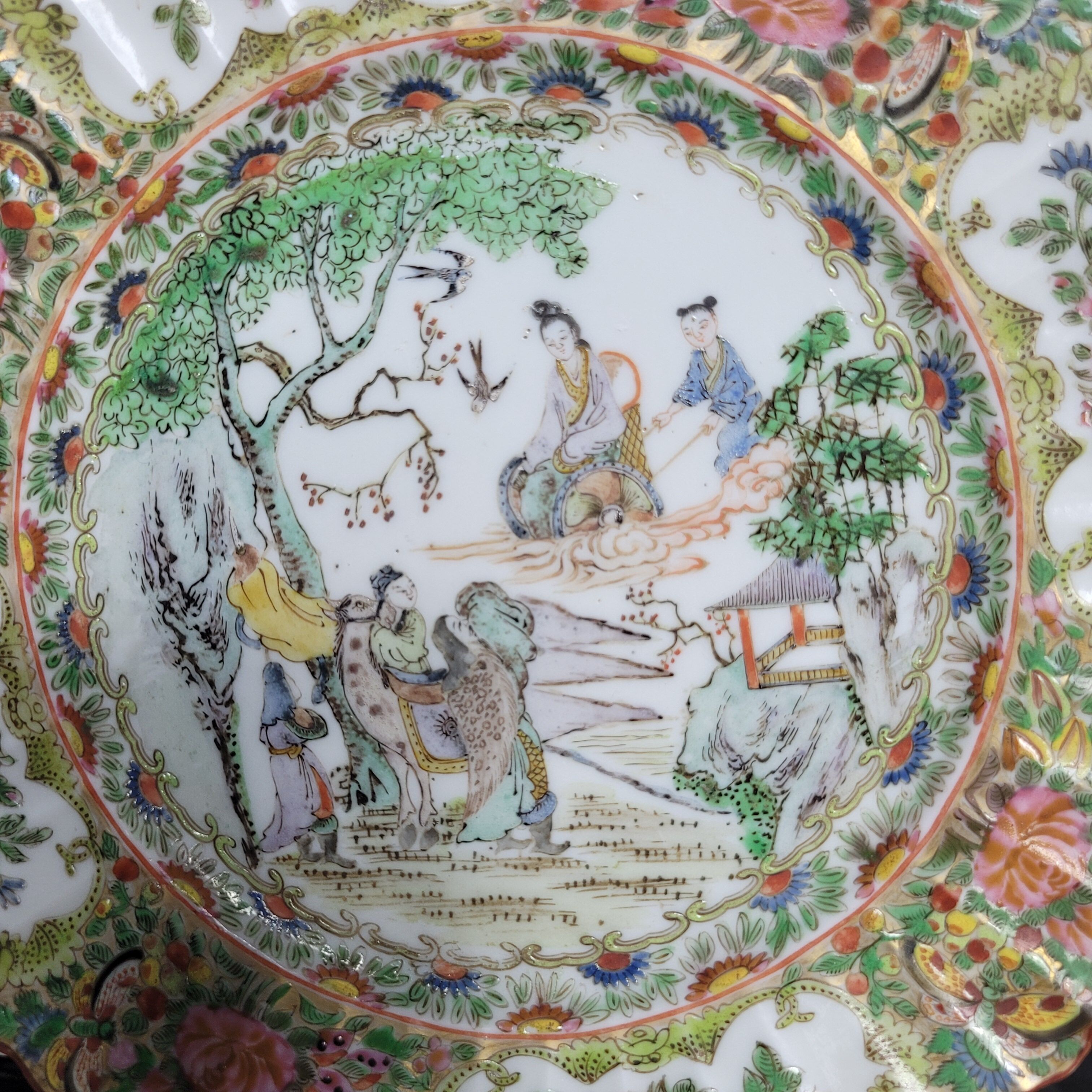 Chinese plate Canton porcelain