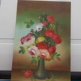 Large painting bouquet of flowers 91.5 x 60.5