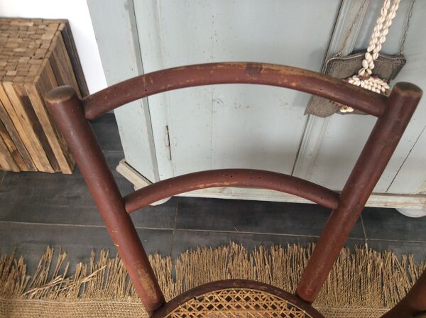 2 chaises cannées Josef Hoffmann