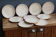 Set of 10 dessert plates, Moulin des Loups, Orchies