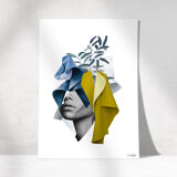 Collage print, Respire