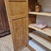 Oak wardrobe 2 doors Art Deco style renovated