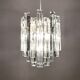 Large Ice Glass Chandelier by J.T. Kalmar