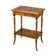 Antique Sewing Table with Inlaid Top, 1890s