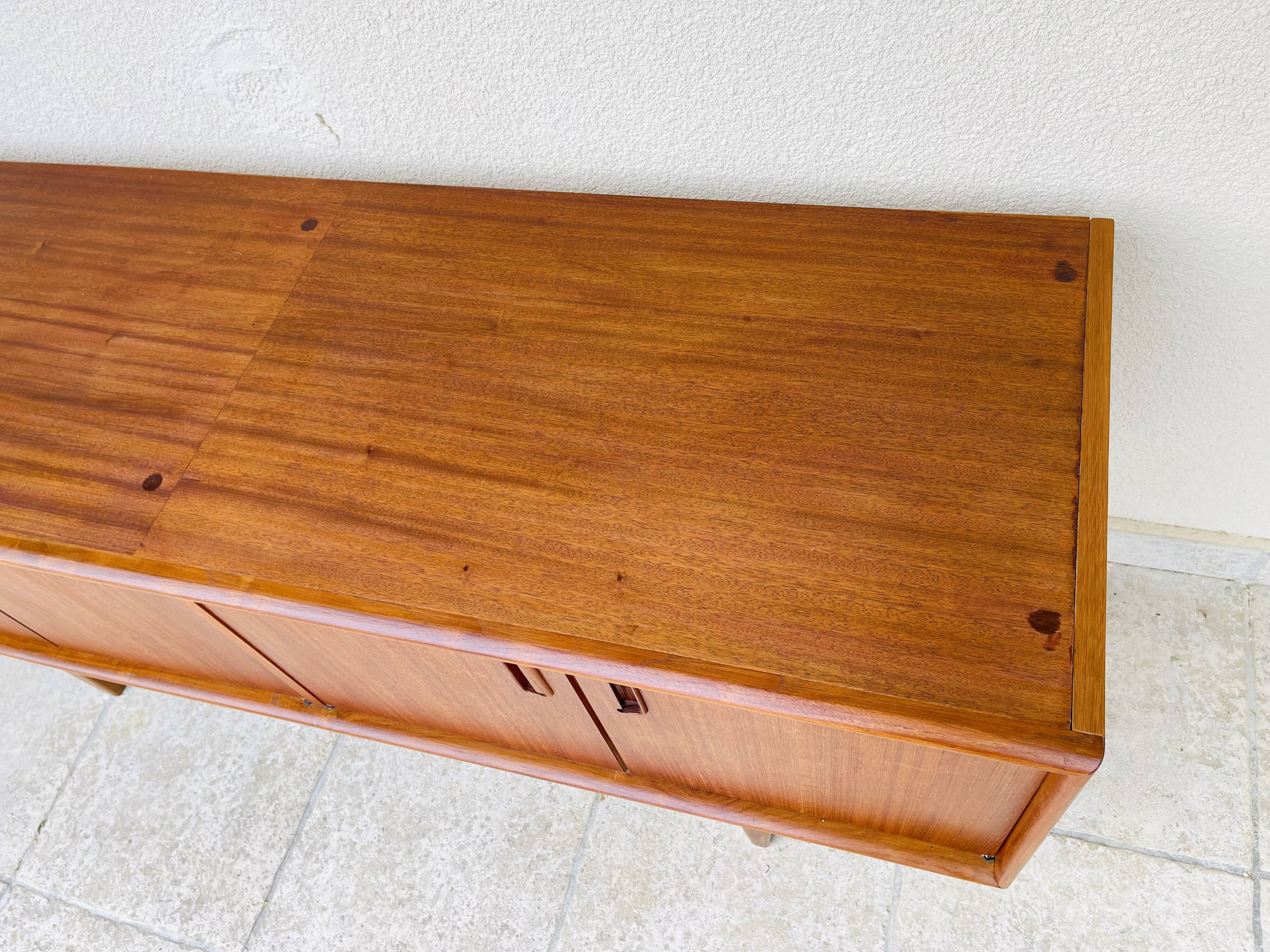 Scandinavian teak row