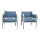 Pair of shepherdess armchairs